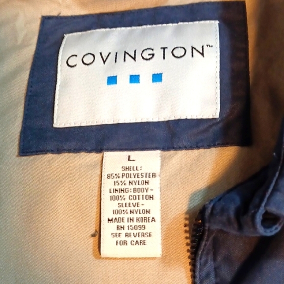 Covington Men's Blue Casual Zip Up Jacket XXL - Picture 10 of 10